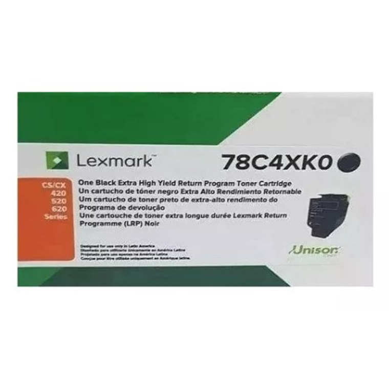 Toner Lexmark 78C4XK0 1