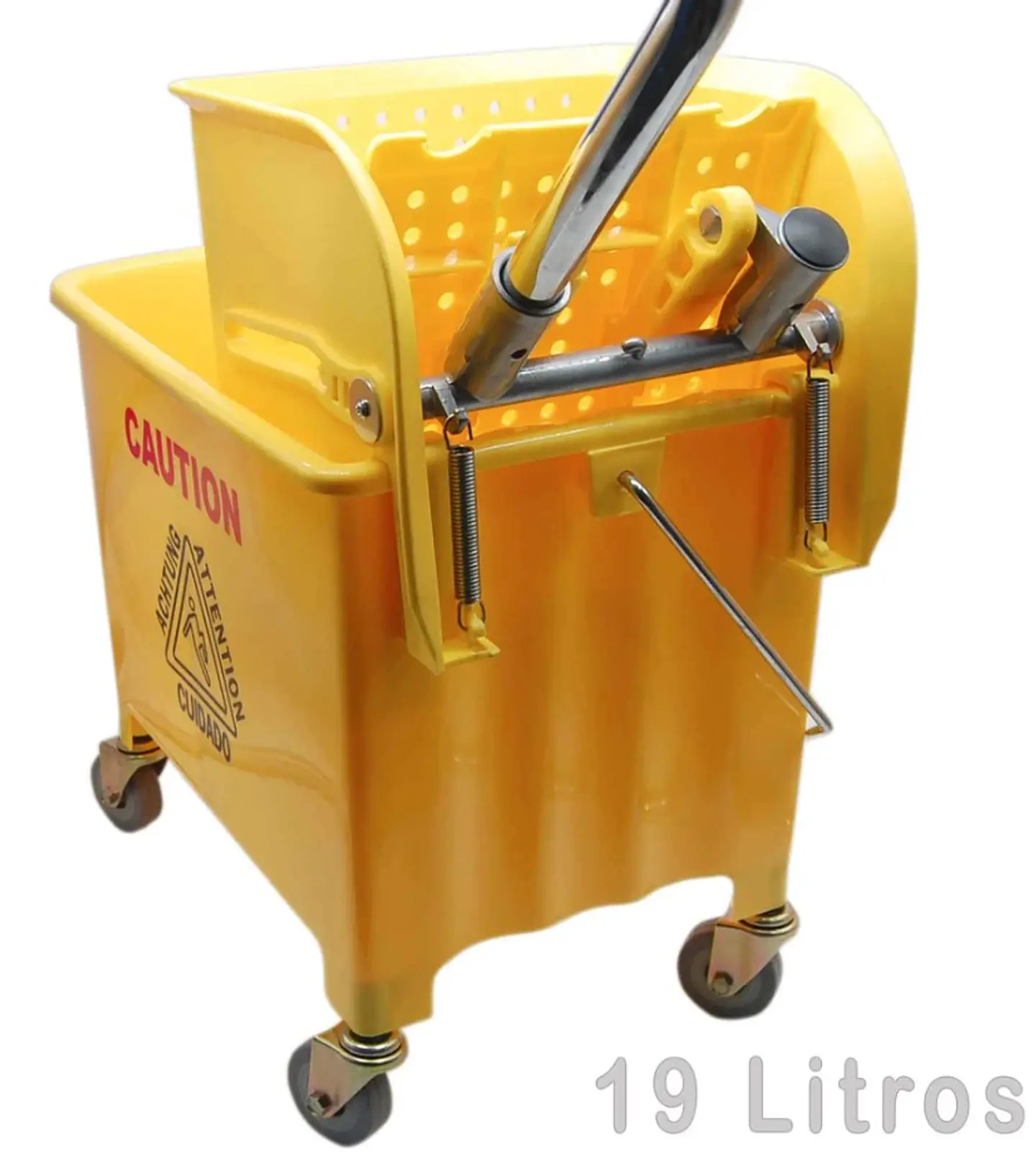 Cubo con Exprimidor Side Press Amarillo 1