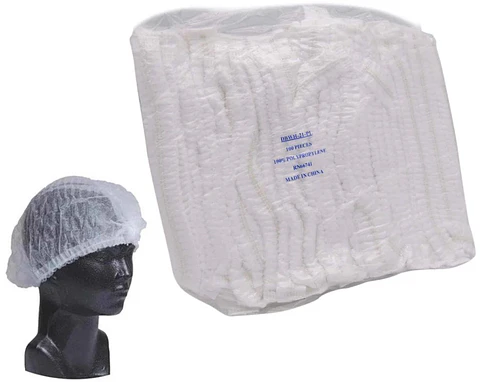 Caja de 100 redecilla blancas plisada