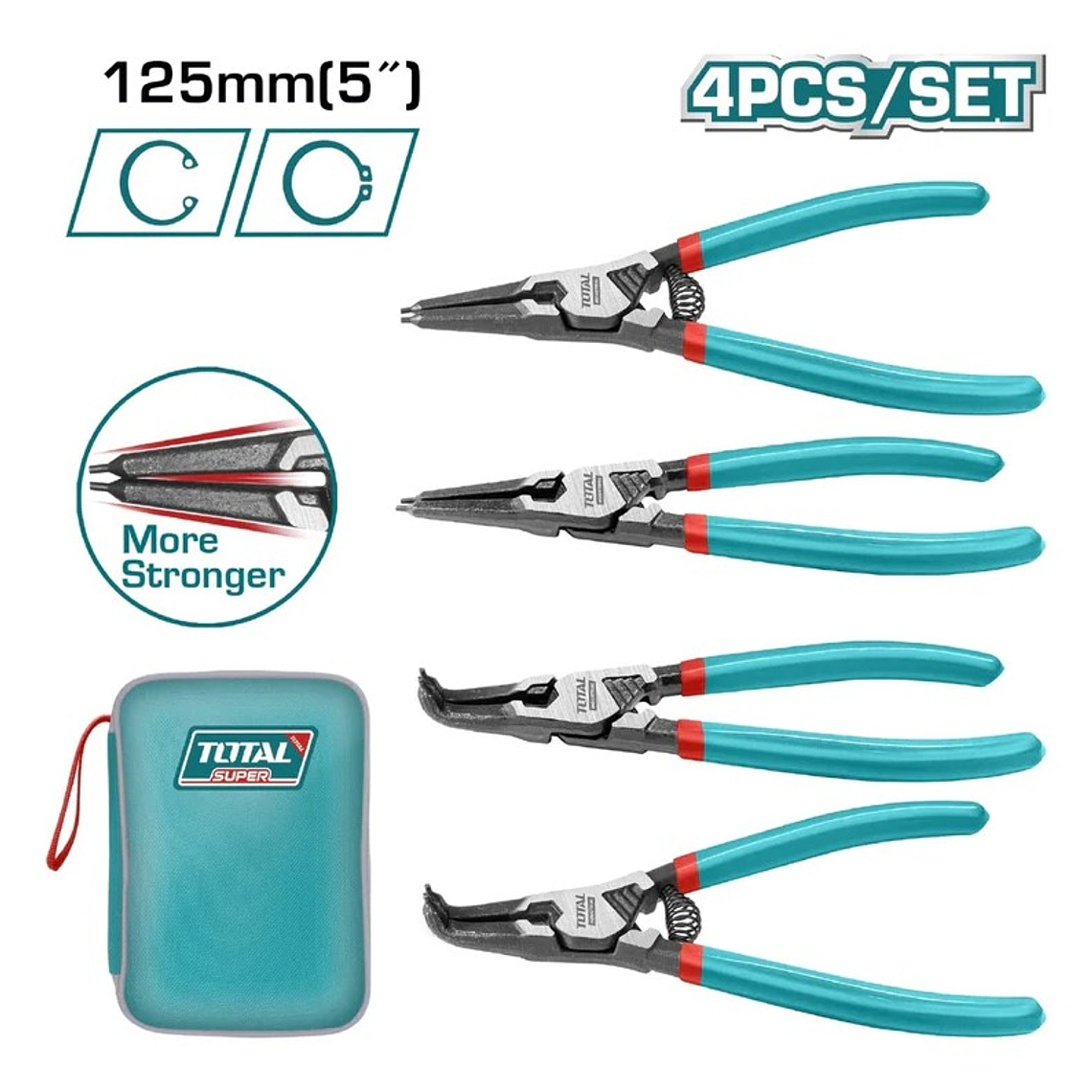 Alicates Para Anillos De Retencion De 7