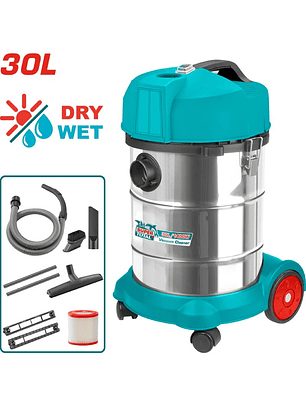 Aspiradora De Limpieza Seco O Mojado 30 L. 1400 W.