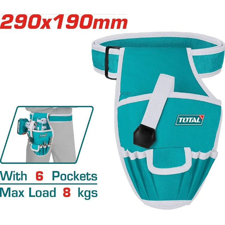 Bolsa para herramientas de cinturón de L290 × W190 mm. 1