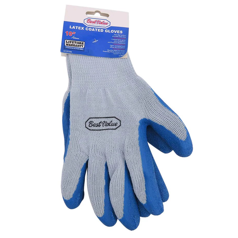 Guantes BestValue recubiertos de latex de 250 mm 2