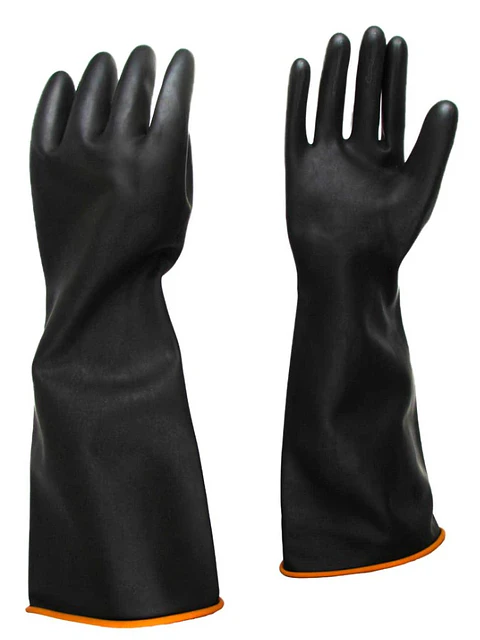 Par de guantes industrial codo 18"