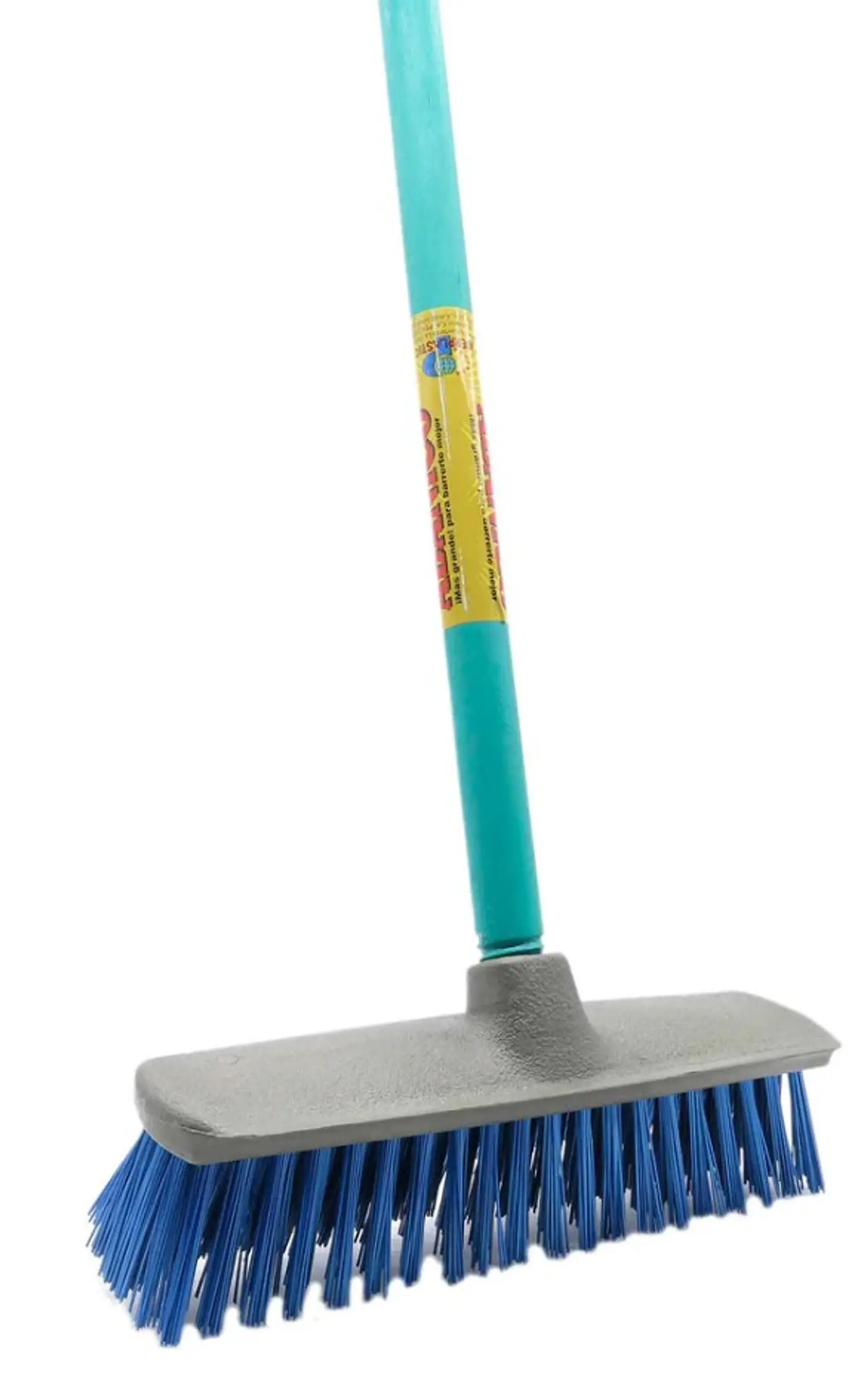 Cepillo de Fregar con Mango Madera Pintado 1