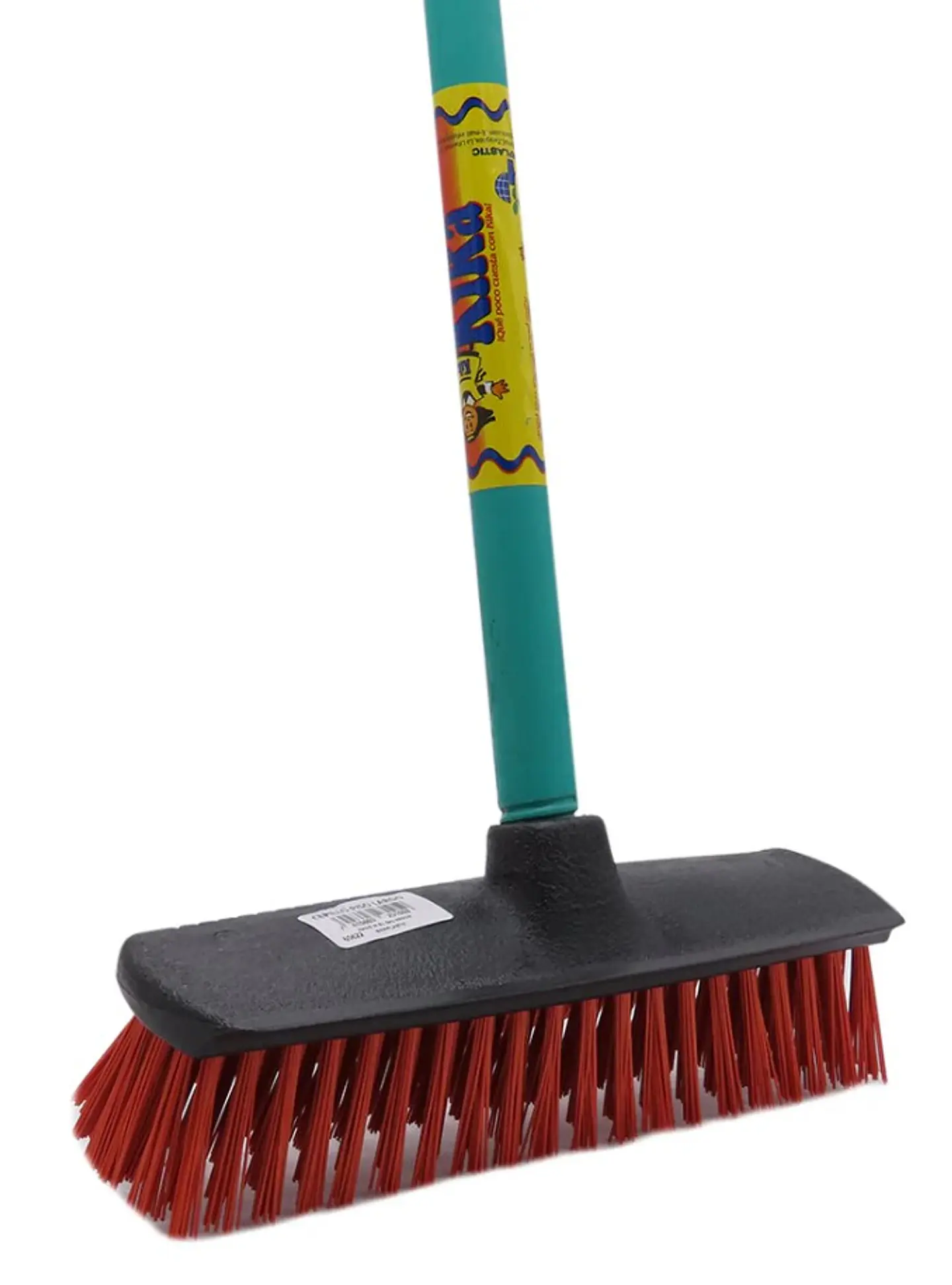 Cepillo de Fregar con Mango Madera Pintado 2