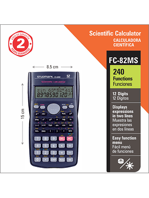 Calculadora Científica Studmark ST-FC-82MS