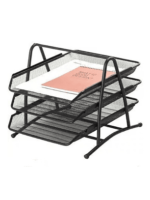 Bandeja de escritorio Studmark de malla metálica