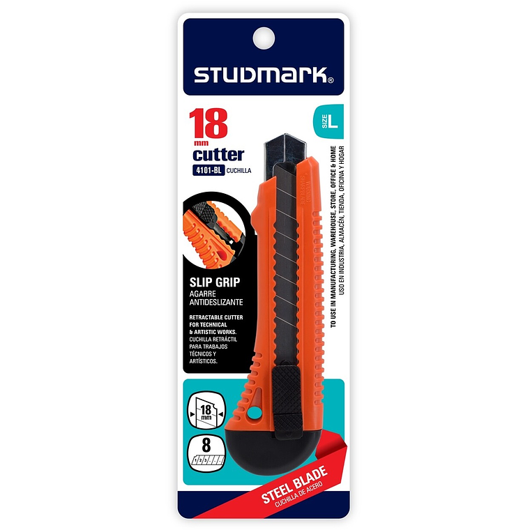 Exacto retráctil Studmark de 18 mm ST-04101-BL 1