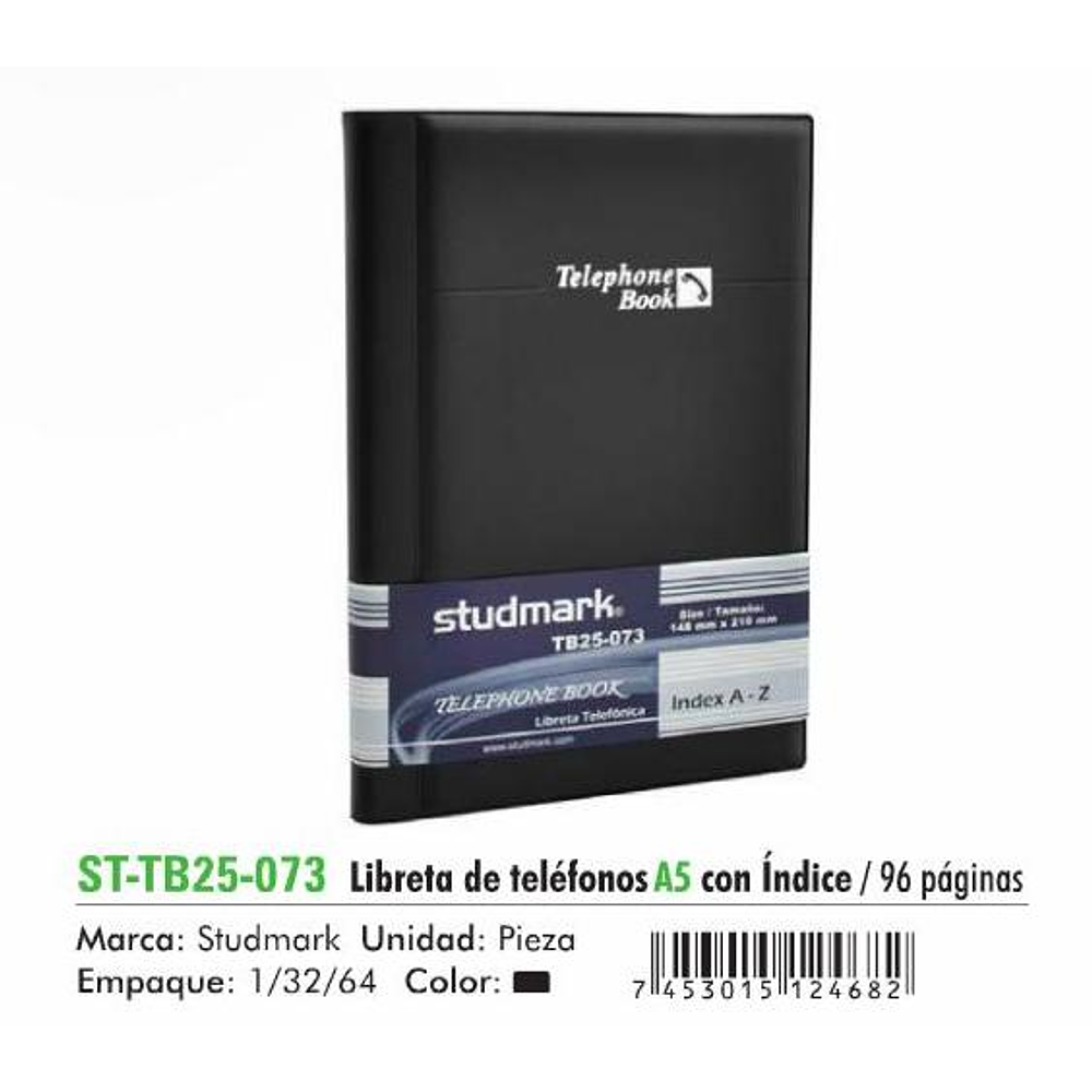 Libretas Telefónica Studmark ST-TB25-073