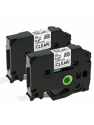 Cinta compatible para etiquetadora Brother AZe-131