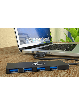 Concentrador de 4 puertos USB 3.0