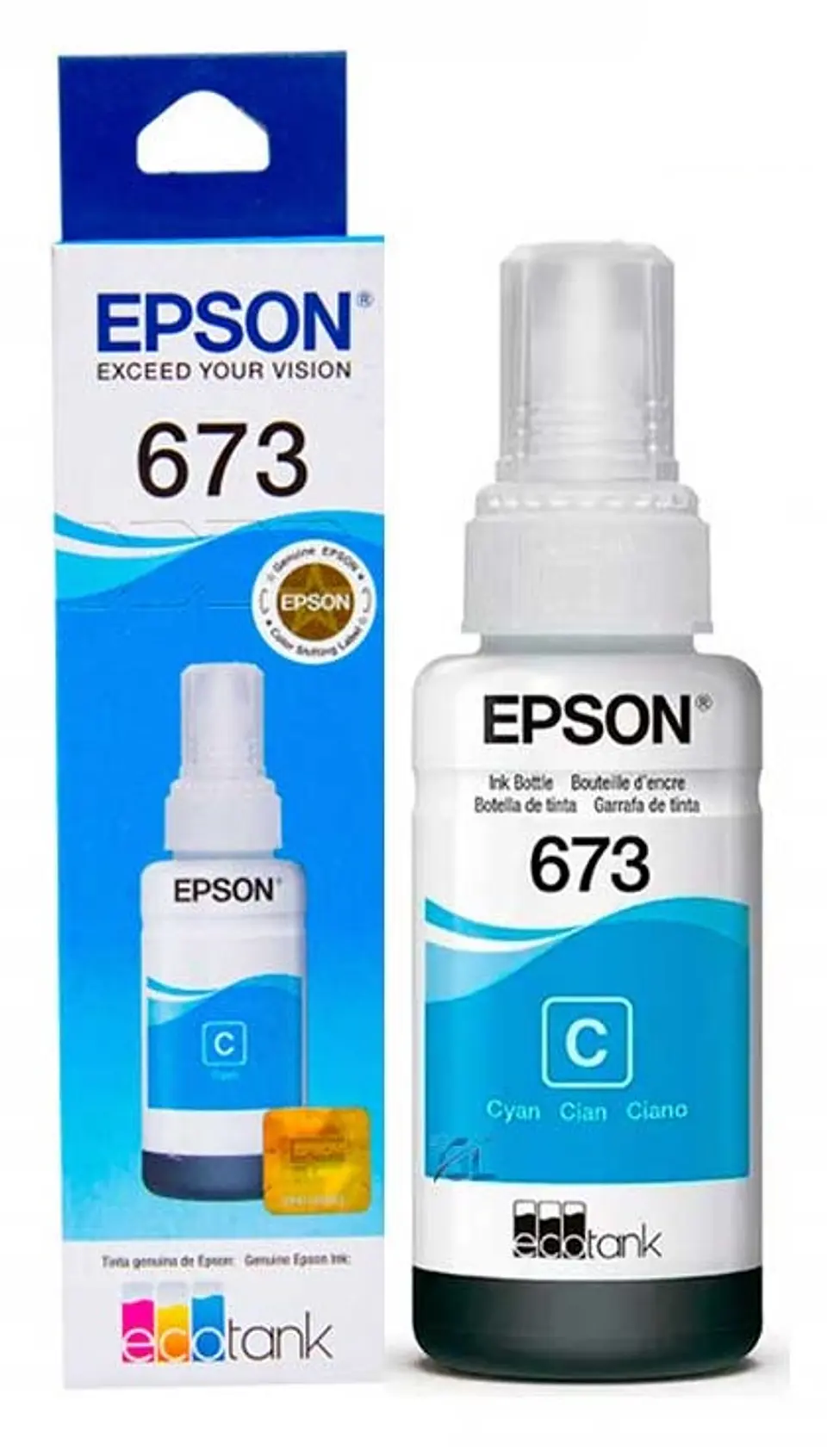 Tintas Epson T673 Cian 1