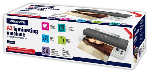 Laminadora Studmark A3 con sistema antiatasco
