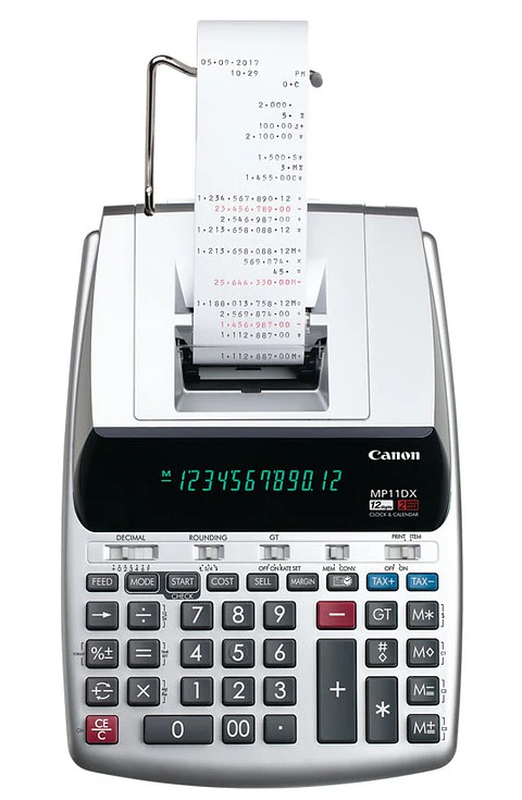 Calculadora Canon con impresión MP11DX-2