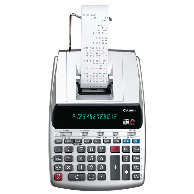 Calculadora Canon con impresión MP11DX-2 1