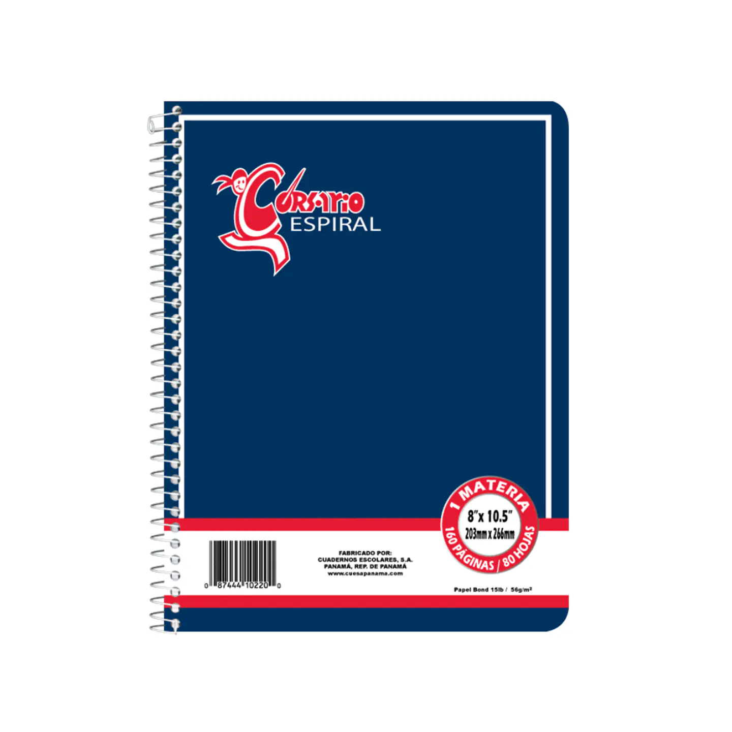 Libretas de espirales Corsario 1