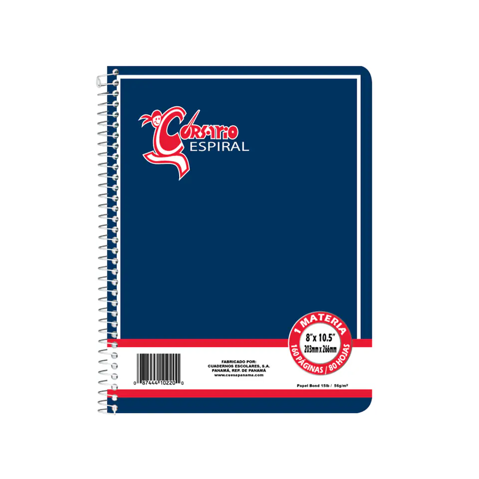 Libretas de espirales Corsario 1