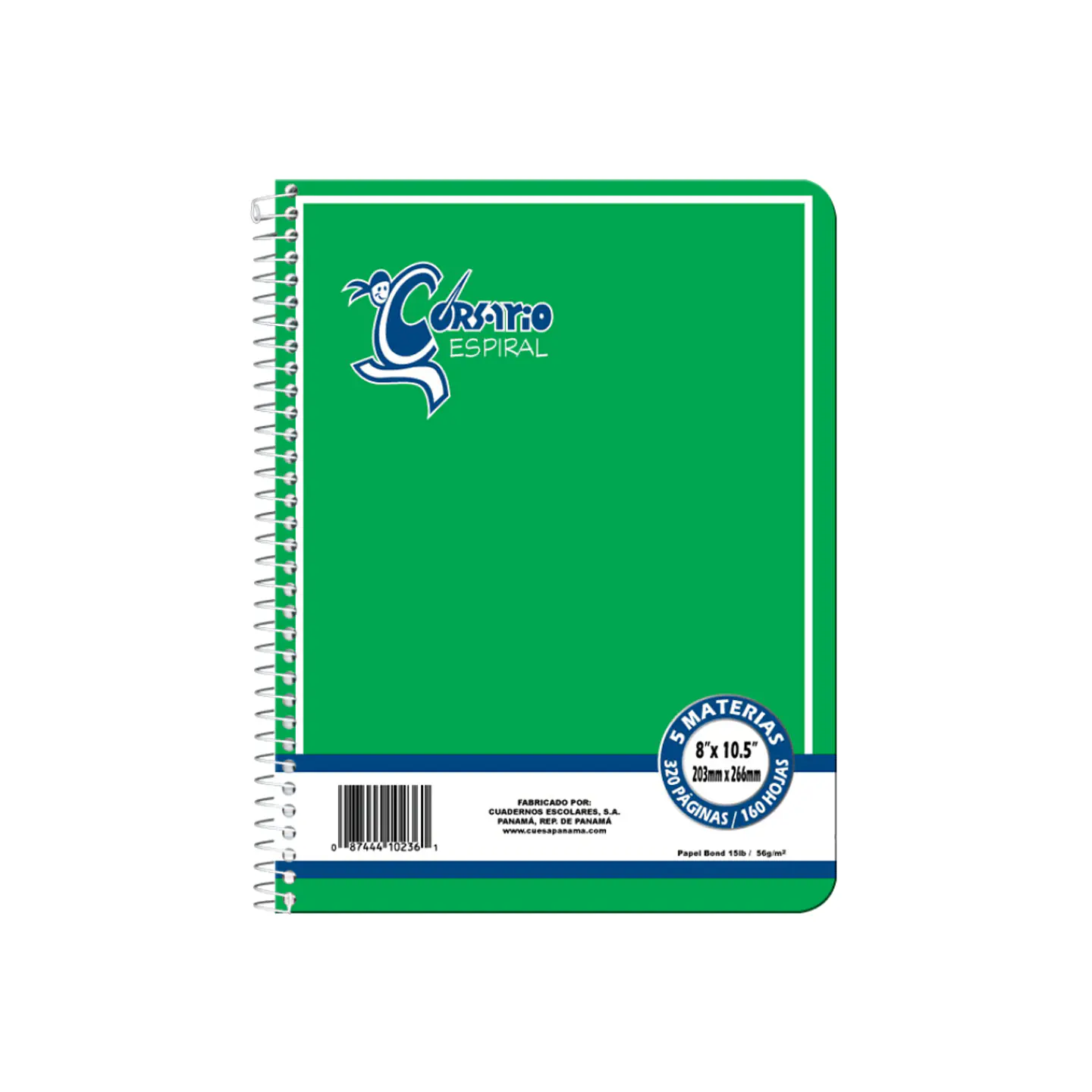 Libretas de espirales Corsario 2