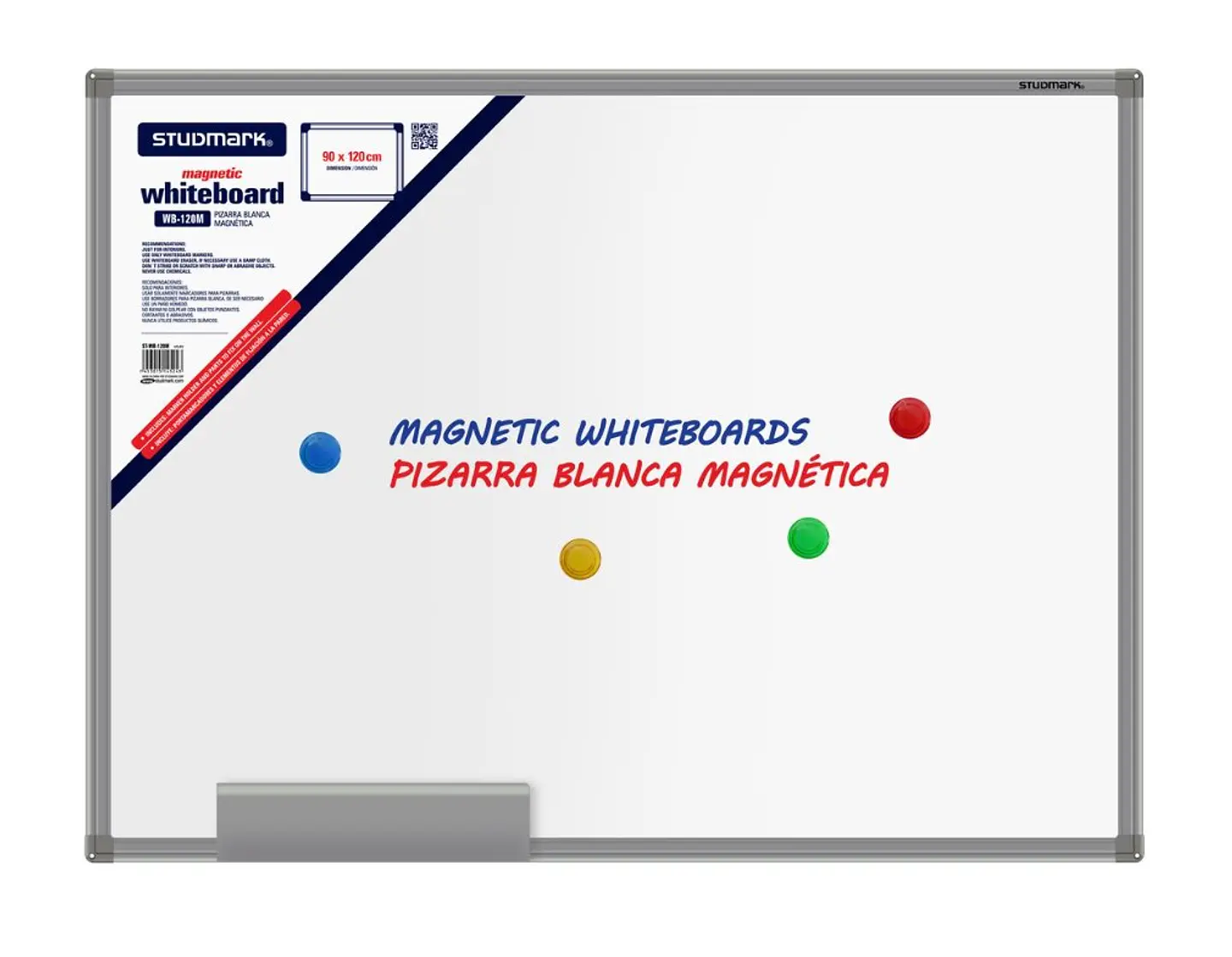 Tablero Blanco Studmark 90 x 120 cm 2