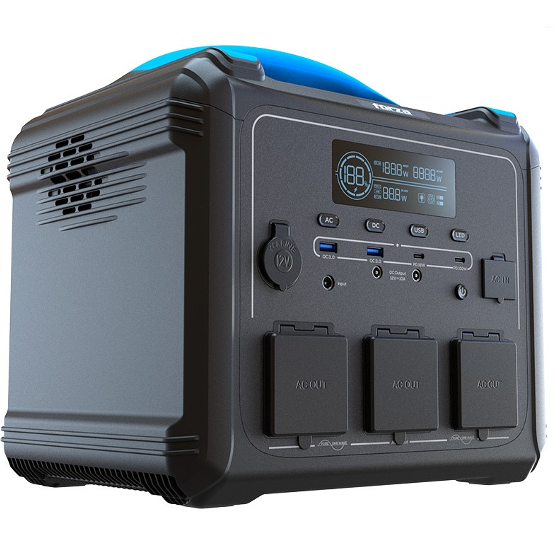 Central Eléctrica Portátil Forza 1200w FPP-T1200 2