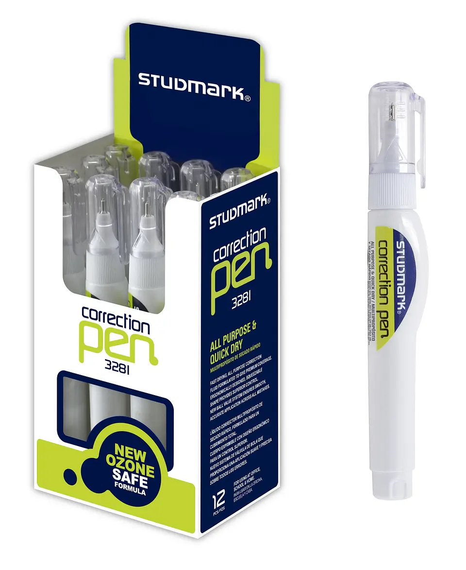 Líquido corrector Studmark de 7ml, tipo pluma 1