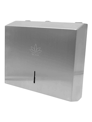 Dispensador de Papel toalla Foliado Acero Inoxidable