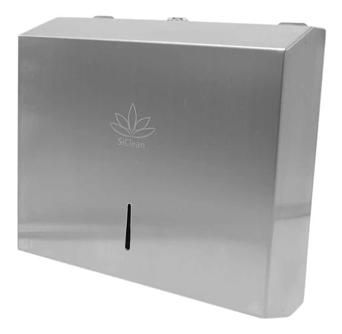 Dispensador de Papel toalla Foliado Acero Inoxidable