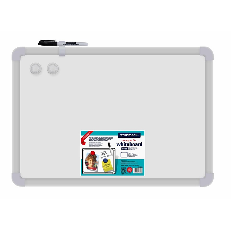 Tablero blanco Magnético Studmark 43 x 58.5 cm 1