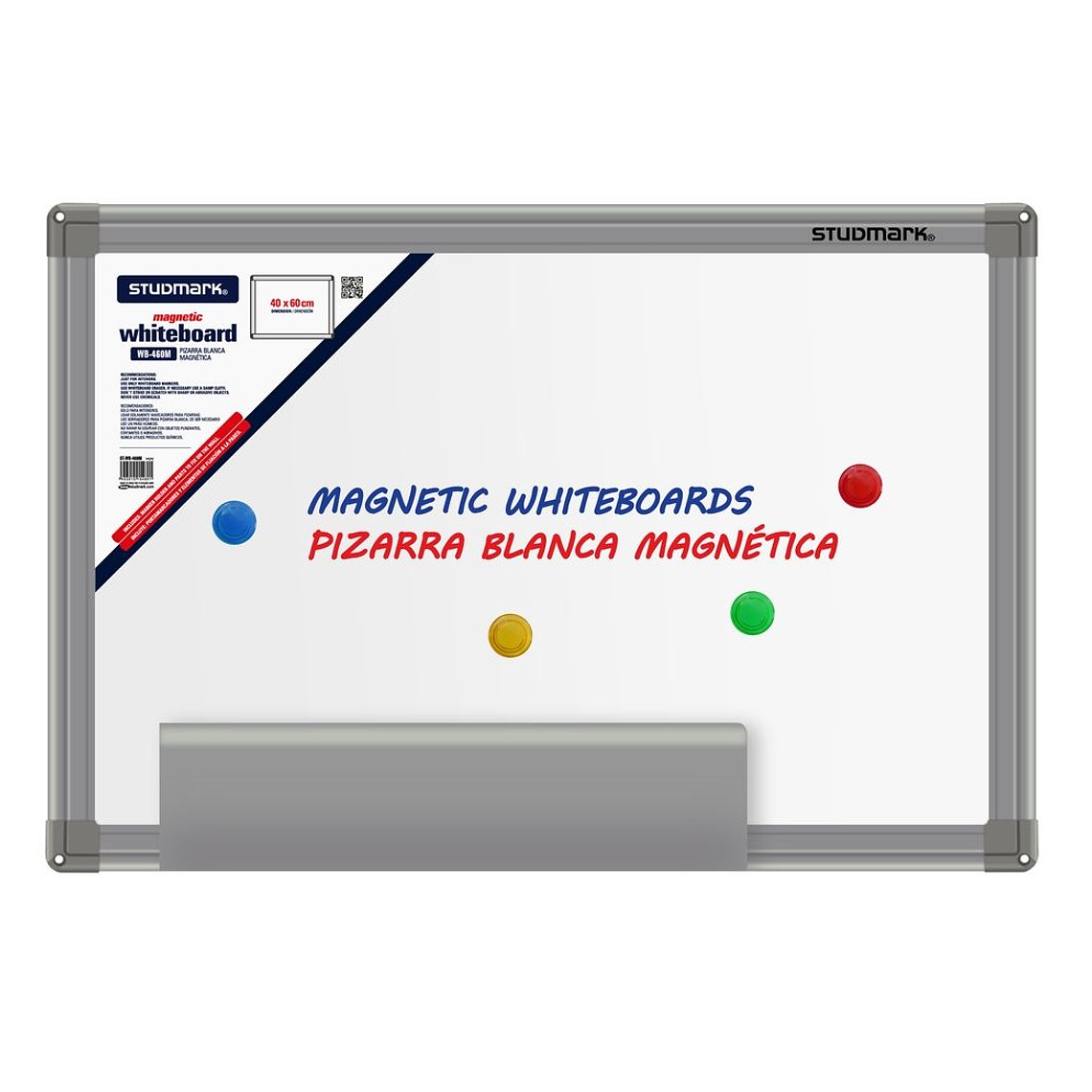 Tablero blanco Magnético Studmark 43 x 58.5 cm 1