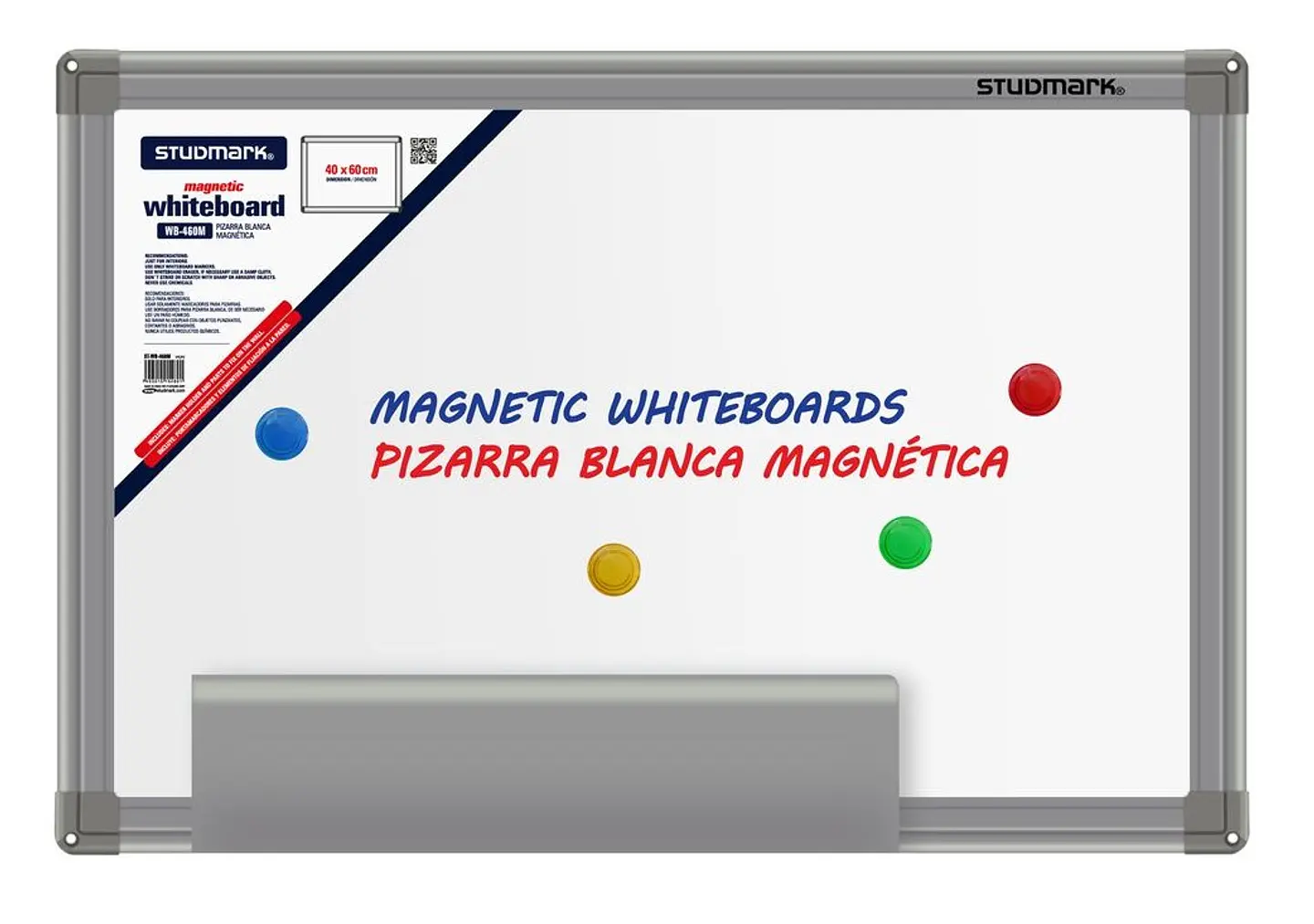 Tablero blanco Magnético Studmark 43 x 58.5 cm 1