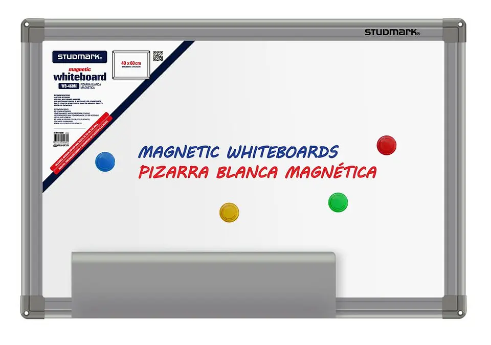 Tablero blanco Magnético Studmark 43 x 58.5 cm 1