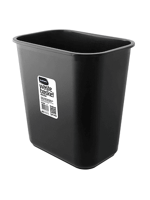 Basureros Studmark, plásticos, negros