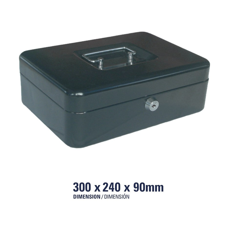 Caja con llaves Studmark para efectivo de 12 pulgadas 3