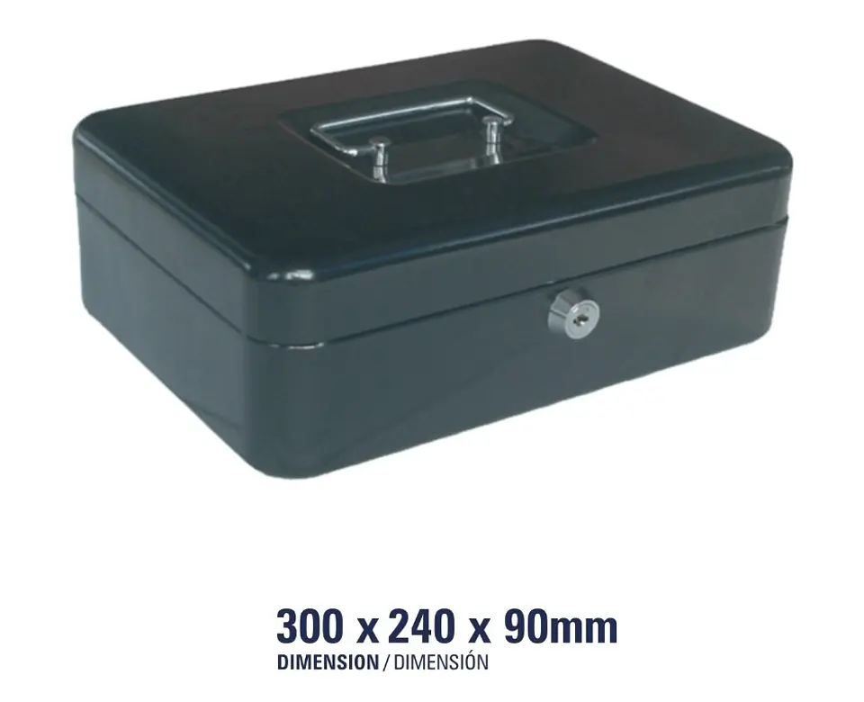Caja con llaves Studmark para efectivo de 12 pulgadas 3