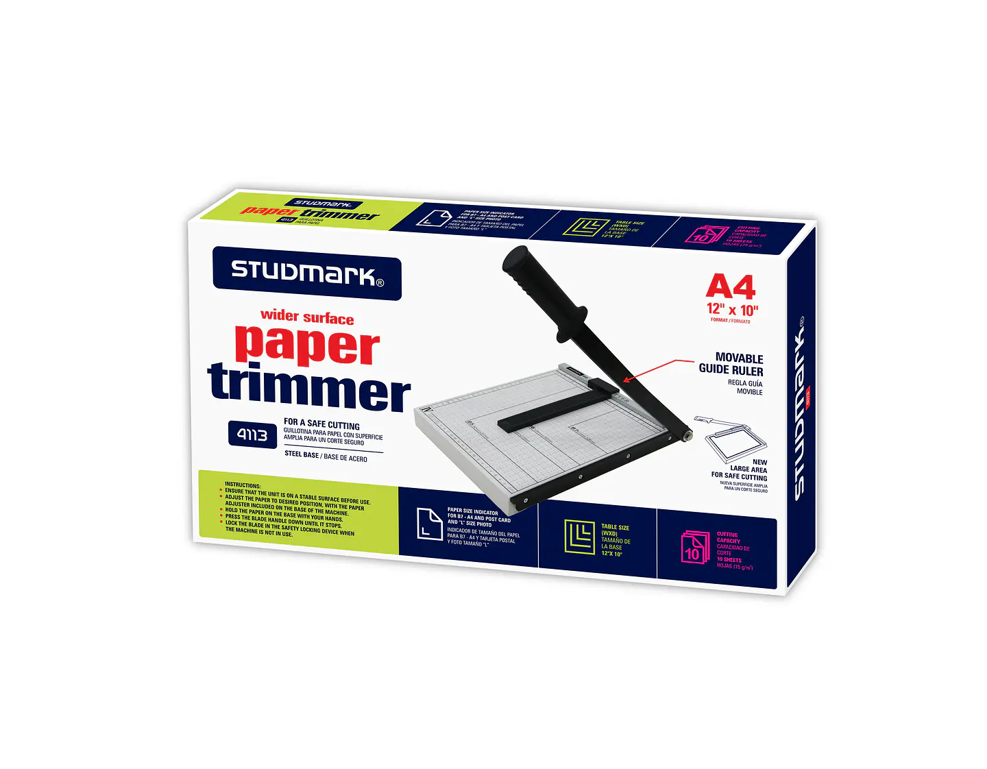 Guillotinas de metal Studmark A4 12