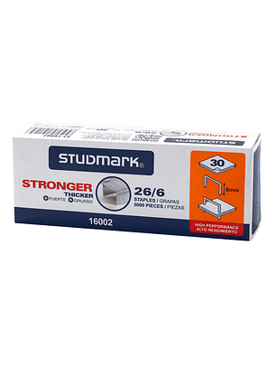 Grapas Studmark 26/6 ST-016002