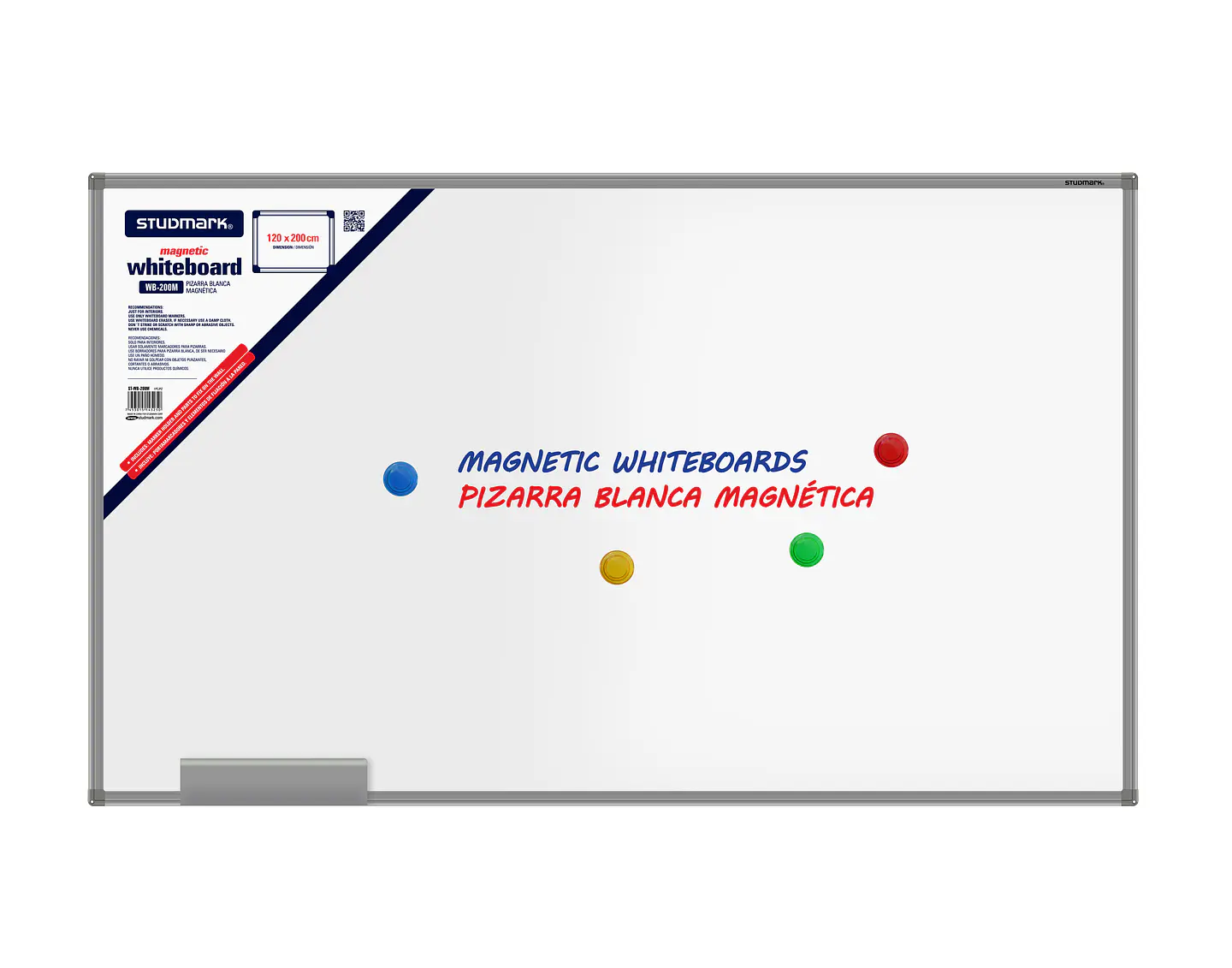 Tablero Blanco Studmark 120 x 200 cm 2