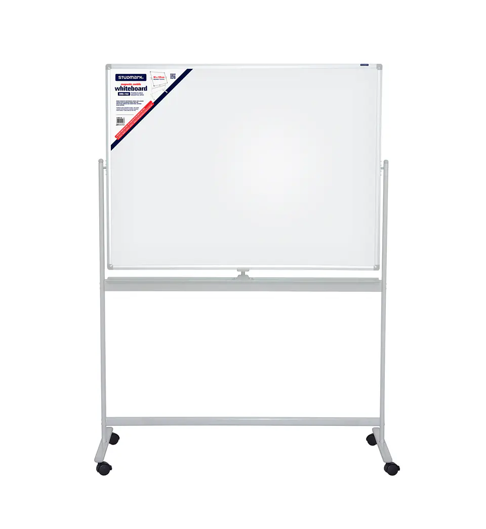 Tablero Blanco Studmark 120 x 90 cm con base de ruedas 1