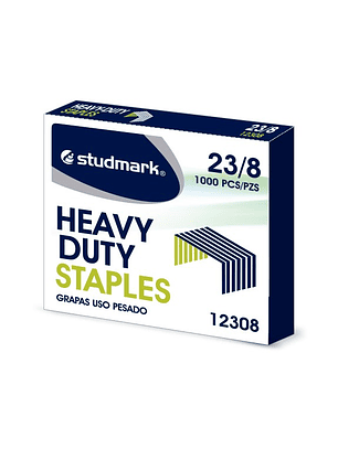 Caja de grapas Studmark de uso pesado 23/8 para 60 hojas