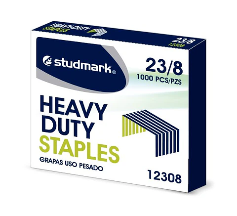 Caja de grapas Studmark de uso pesado 23/8 para 60 hojas