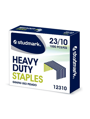 Caja de grapas Studmark de uso pesado 23/10 para 80 hojas