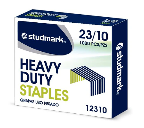 Caja de grapas Studmark de uso pesado 23/10 para 80 hojas