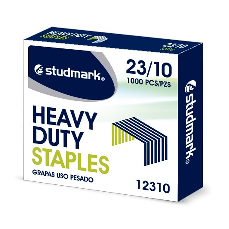 Caja de grapas Studmark de uso pesado 23/10 para 80 hojas 1