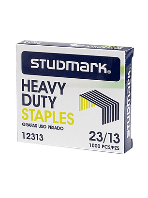 Caja de grapas Studmark de uso pesado 23/13 para 110 hojas