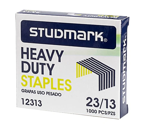 Caja de grapas Studmark de uso pesado 23/13 para 110 hojas