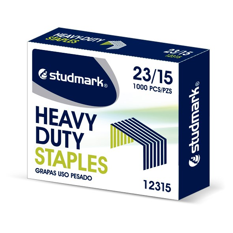 Caja de grapas Studmark de uso pesado 23/15 para 130 hojas 1