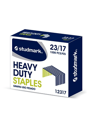 Caja de grapas Studmark de uso pesado 23/17 para 150 hojas