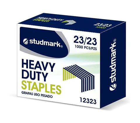 Caja de grapas Studmark de uso pesado 23/23 para 210 hojas