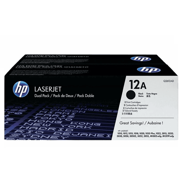 Toner HP Q2612A DuoPack